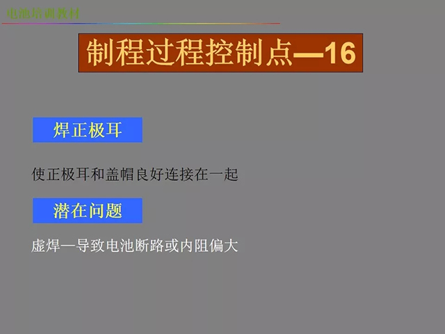 鋰電池廠家詳解：鋰電池生產工藝注意問題（圖）